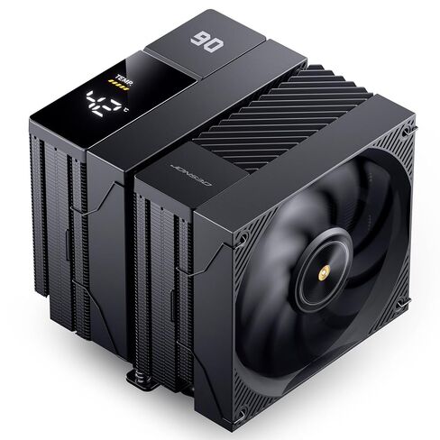 JONSBO CC90 Black Dual-Tower CPU Cooler,6Heat-pipes Digital CPU Fan H158mm in Saudi Arabia