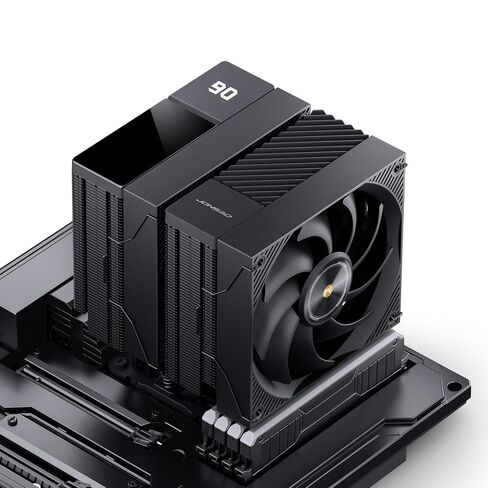 JONSBO CC90 Black Dual-Tower CPU Cooler,6Heat-pipes Digital CPU Fan H158mm in Saudi Arabia