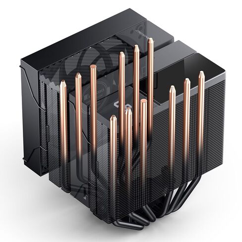 JONSBO CC90 Black Dual-Tower CPU Cooler,6Heat-pipes Digital CPU Fan H158mm in Saudi Arabia
