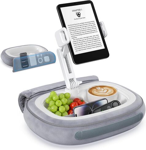 Tablet Pillow Stand for Bed, 360° Rotating iPad Holder for 5"–12.9" Devices in Saudi Arabia