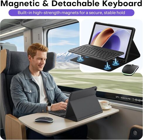 OMOTON Case and Keyboard Mouse Set for Galaxy Tab A11 Plus/A9 Plus 11 inch in Kuwait