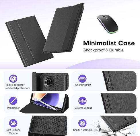 OMOTON Case and Keyboard Mouse Set for Galaxy Tab A11 Plus/A9 Plus 11 inch in Kuwait