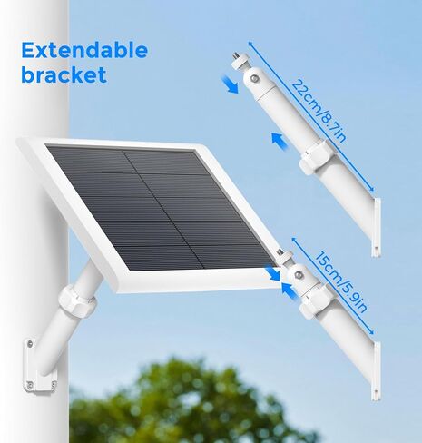 Extended Solar Panel Mount for Ring 1st & 2nd Gen in Saudi Arabia