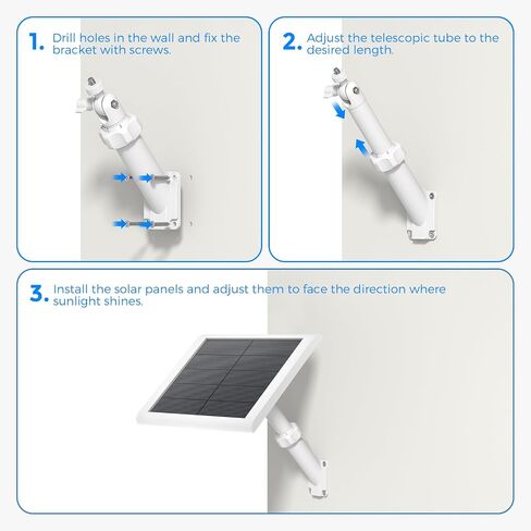 Extended Solar Panel Mount for Ring 1st & 2nd Gen in Saudi Arabia