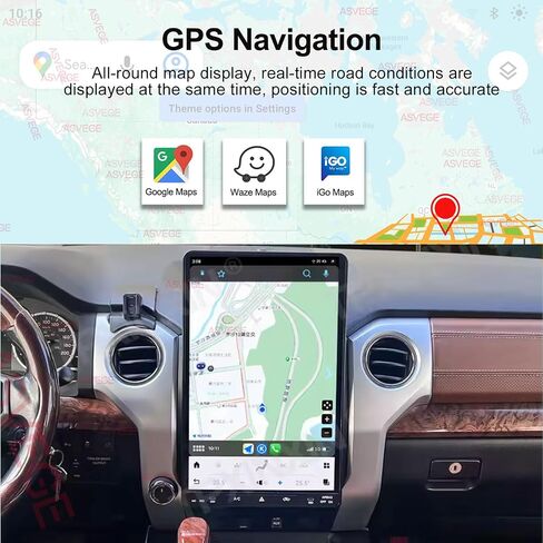 ASVEGE 16.8" 2K Touch Screen Car Radio for Toyota Tundra 2012-2020 in Saudi Arabia
