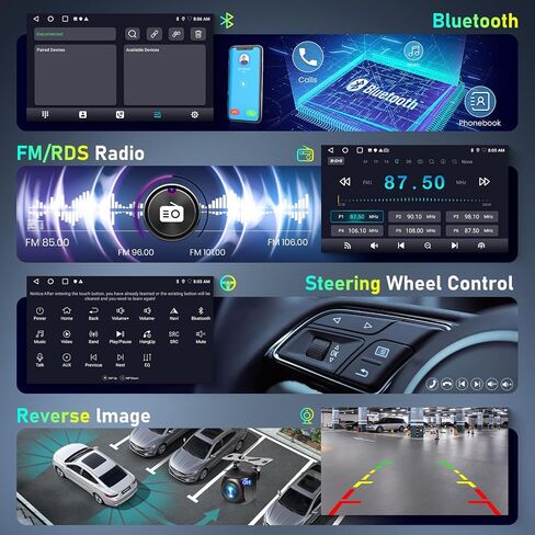 Hodozzy 2G+64G Car Stereo for Volkswagen VW Jetta Passat Golf Beetle Polo Tiguan for SEAT for Skoda with Wireless Carplay Android Auto, 9 Inch Touchscreen with GPS Bluetooth WiFi FM/RDS SWC in Saudi Arabia