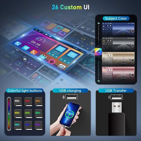 Hodozzy 2G+64G Car Stereo for Volkswagen VW Jetta Passat Golf Beetle Polo Tiguan for SEAT for Skoda with Wireless Carplay Android Auto, 9 Inch Touchscreen with GPS Bluetooth WiFi FM/RDS SWC in Saudi Arabia