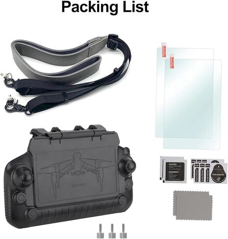 3 in 1 Screen Protector +Sunshade Shell Cover+Lanyard Neck Strap for DJI RC Plus Remote Controller Inspire3 Matrice 350 RTK T50 Agricultural Accessories in Saudi Arabia