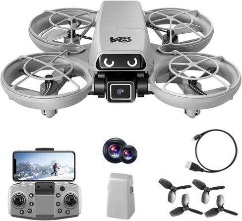 Adult Hobby RC Drone with Dual Cameras, Propeller Guard, Altitude Hold in Saudi Arabia