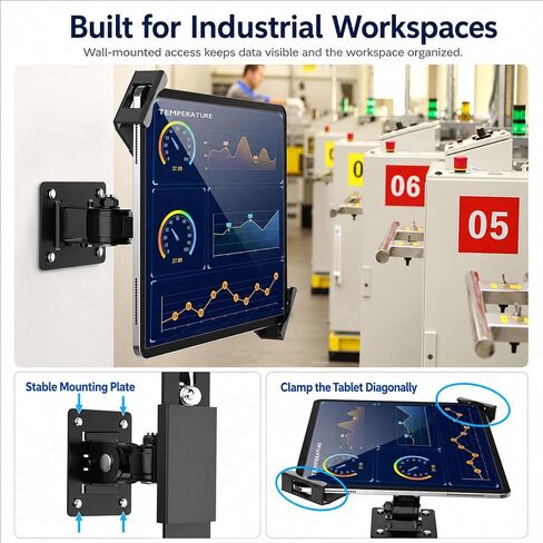 Heavy Duty Anti-Theft iPad Wall Mount, Security Tablet Wall Mount Holder in Saudi Arabia