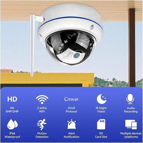 5MP WiFi HD Camera 2MP in Kuwait