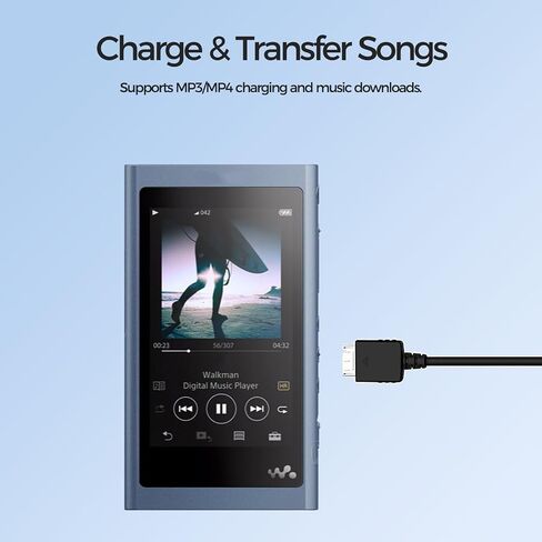 كابل بيانات USB للشحن والمزامنة لمشغل MP3 MP4، متوافق مع Sony Walkman in Kuwait