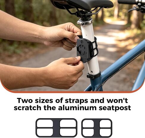 Bike Seat Post Mount for Garmin Varia Radar, Multi-Shape Compatibility in Saudi Arabia