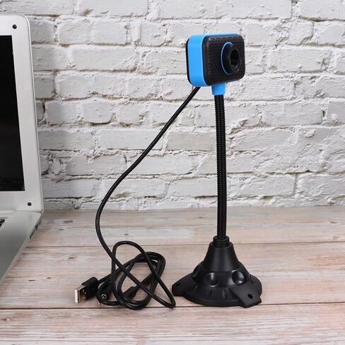 كاميرا ويب USB 0.3 ميجابكسل مع ميكروفون، كاميرا بلاستيكية مرنة للبث in Kuwait