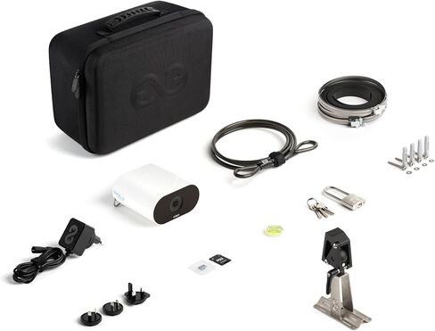 Enlaps Pack Tikee mini S with Soft case - 12MP 4K Autonomous Timelapse Smart Camera, 120° Wide Angle, 4G/LTE WiFi, Remote Monitoring, IP66, Ideal for Renovation, Indoor & Outdoor, Waterproof Connector in Saudi Arabia