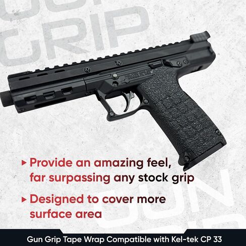 Handleitgrips Compatible for Keltec CP33, Textured Rubber in Saudi Arabia