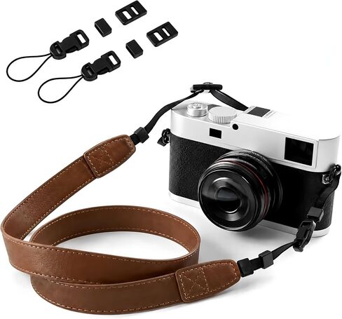 Camera Shoulder Strap for Canon G7X Mark III, Adjustable PU Leather Sling in Kuwait
