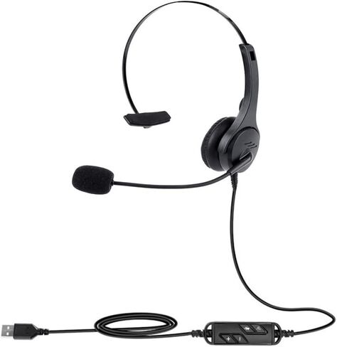 USB Headset with Microphone, Ergonomic Design in Kuwait