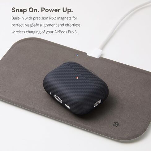 DeFF AirPods Pro 3 Case, 1500D Kevlar Ultra-Thin Cover, MagSafe Compatible in Saudi Arabia