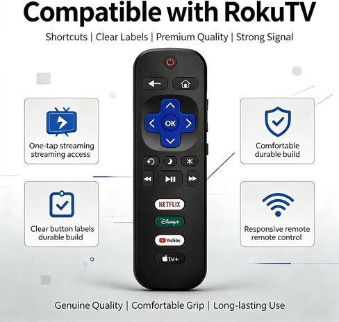 B Brainice Replacement Remote Control for Roku TV in Saudi Arabia