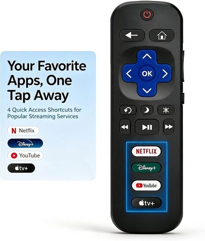 B Brainice Replacement Remote Control for Roku TV in Saudi Arabia