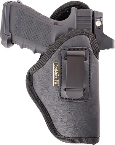 MAXX CARRY IWB Gun Holster Conceal Carry, Soft Leatherette, Fits SIG P365 Macro, G 19 GEN 1-4, Hell Cat Pro, Springfield XD-S 4" XD-E 3.3" & 3.8", Walther CCP, Taurus G3, GX4 Carry in Kuwait