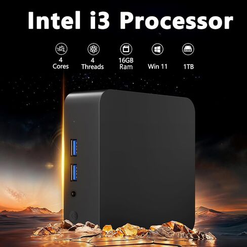 Mini PC for Windows 11 Intel i3-6006U, 16GB RAM 1TB SSD in Kuwait