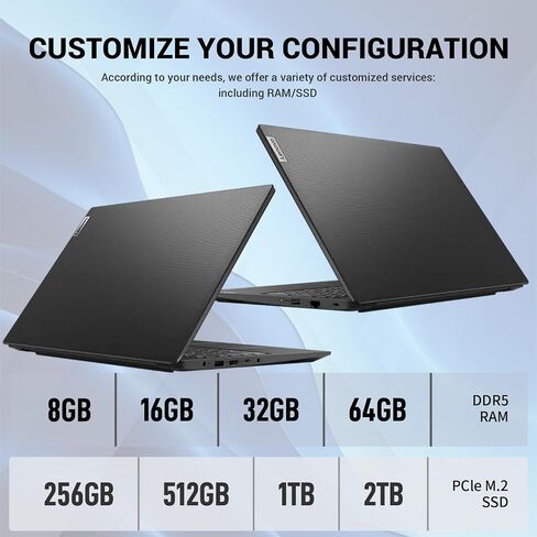 Lenovo V14 Business Laptop,Core 7 240H,Customized 16/64GB RAM,512GB/2TB SSD in Kuwait