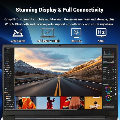 Lenovo V14 Business Laptop,Core 7 240H,Customized 16/64GB RAM,512GB/2TB SSD in Kuwait