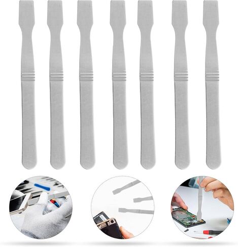 BESTYASH 10pcs Stainless Steel Phone Pry Tool for LCD Screen and Laptop Repair, Metal Spudger Scraping Solder Function, Sturdy Opening Pry Tool for Mobile Phone and Electronics Disassembly in Saudi Arabia