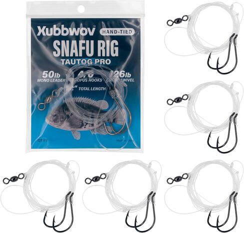 6-Pack Snafu Rig for Blackfish Tautog in Kuwait