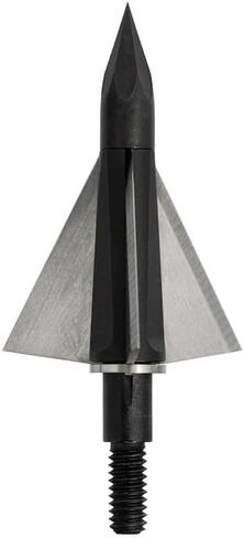 Swhacker #311 100 Grain Fixed 3-Blade Single-Bevel Broadhead, 1.2-Inch Cutting Diameter, 3-Pack, Made in USA in Saudi Arabia