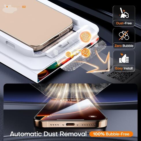 9H+ Glass iPhone 16 Pro Max Screen Protector, 2 Pack in Saudi Arabia