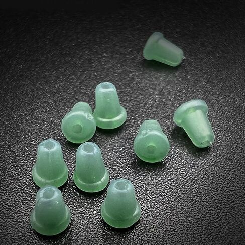 50Pcs Carp Fishing Hook Stops Beads Carp Accessories Rubber Lures Stoper Boilie Stop Terminals Tackle Tool in Saudi Arabia