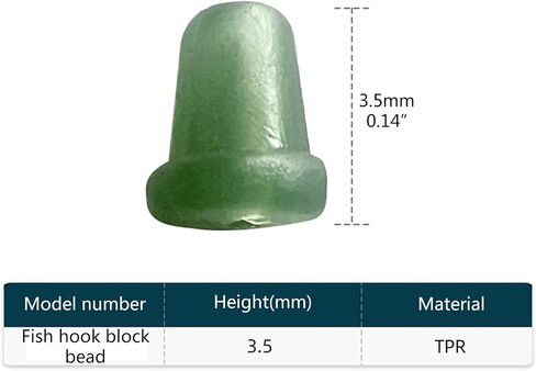 50Pcs Carp Fishing Hook Stops Beads Carp Accessories Rubber Lures Stoper Boilie Stop Terminals Tackle Tool in Saudi Arabia