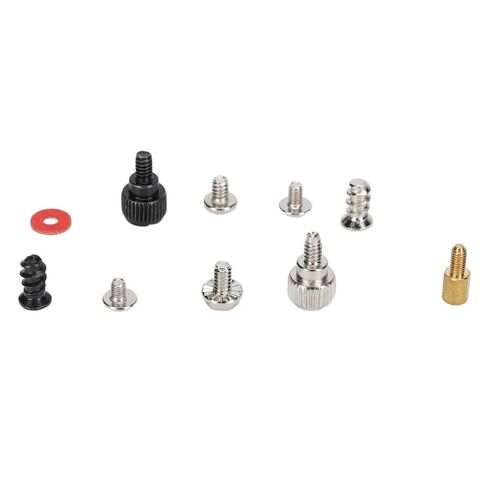 Stainless Steel Computer Screw Assortment Kit Motherboard Standoffs Screws with Screwdriver Washer Cleaning Brush for DIY PC Installation and Repair in Saudi Arabia