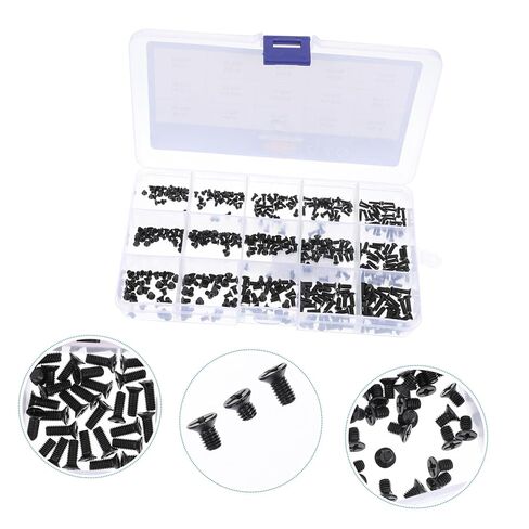 LABRIMP Countersunk Head Screws and Black Stainless Steel for Rust-Proof and Wear-Resistant Replacement Laptop Screws Assortment Kit, Light Weight Computer Case Hard Drive in Kuwait