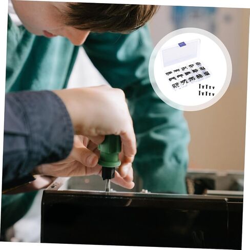 LABRIMP Countersunk Head Screws and Black Stainless Steel for Rust-Proof and Wear-Resistant Replacement Laptop Screws Assortment Kit, Light Weight Computer Case Hard Drive in Kuwait