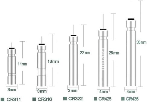 CR435 BR435 435 Lithium Pin Type Cell 3V Lithium Batteries for Fishing Lures, Fishing Bobbers, Pen Lights, Arrow Nocks, Fishing Floats, Pole Lights & LED Flashers (10) in Kuwait