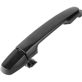 NPAUTO Exterior Back Rear Driver Passenger Side Door Handle Replacement for 03-13 Toyota Corolla, RAV4/Highlander, Pontiac Vibe Camry, Without Keyhole Black