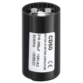 PATIKIL Motor Start Capacitor, 850-1020uF/Mfd 125V 50/60Hz CD60 Run Capacitor Motor Starting Capacitor for Electric Motor Starts Running
