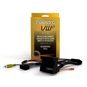 Idatalink Maestro HRN-SR-VW2 T-Harness for Select Volkswagen Vehicles 2014+, replace the factory radio while retaining steering wheel controls & use of factory amplifier (ADS-MSR module also required)