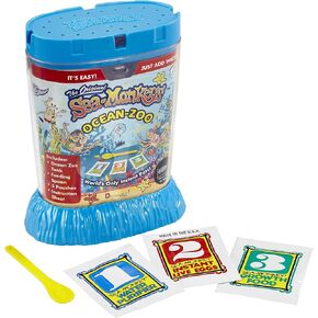 The Original Sea Monkeys - Ocean Zoo - Grow Your Own Pets Educational Science Kit- Includes Eggs, Food, Water Purifier, and Searchlight, Color Supply at Random