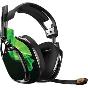 غلاف MightySkins متوافق مع سماعة ألعاب الجيل الثالث Astro A40 - جماجم زرقاء واقية ومتينة وفريدة من نوعها من الفينيل، غطاء ملتف سهل التطبيق والإزالة وتغيير الأنماط صنع في الولايات المتحدة الأمريكية