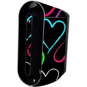 MightySkins Skin Compatible with Alienware Aurora R11 Gaming Desktop - Abstract Black | Protective, Durable, and Unique Vinyl Decal wrap Cover | Easy to Apply and Change Styles | Made in The USA