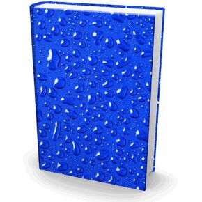 Book Sox Stretchable Book Cover H2O Fits Most Hardcover Textbooks up to 9x11 Adhesive-Free Nylon Fabric School Book Protector. Easy to Put On Washable & Reusable Jacket