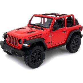 2018 Jeep Wrangler Rubicon No Top Red - Kinsmart P/B