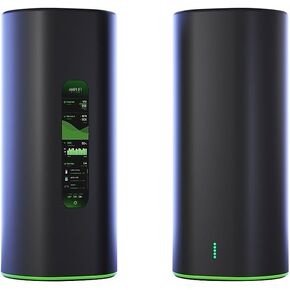 AmpliFi Alien WiFi 6 WiFi System, Seamless Whole Home Wireless Internet Coverage, WiFi Router with Touchscreen Display, 4 Gigabit Ethernet Ports, Ethernet Cable, and MeshPoint