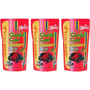 Hikari Cichlid Gold Floating Baby Pellets for Pets, 8.8-Ounce (3 Pack)