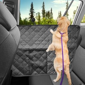 2PCS Pet Car Door Protector Dog Car Door Cover - Waterproof Scratchproof Nonslip - Universal Interior Machine Washable Car Door and Window Protector